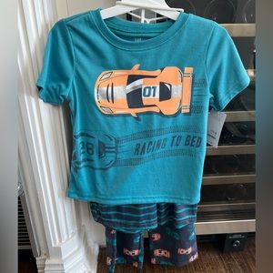 Carter’s 3T Boy Car Pajamas - Shirt, Pants, and Shorts Set